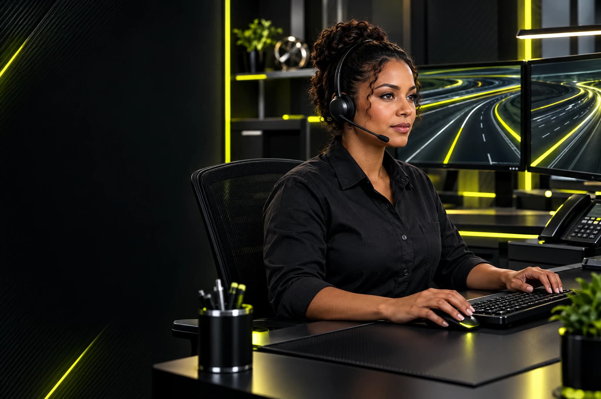 Dispatcher at a 24/7 dispatch desk